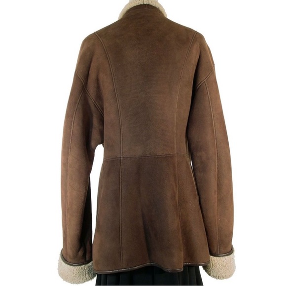 Vtg Kenzo shearling coat made in France size small - Picture 2 of 9